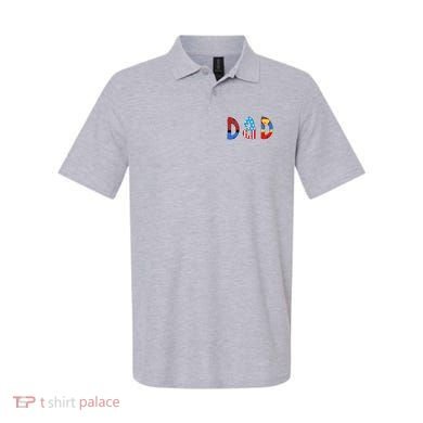 Dad Superhero Father's Day Gift Polo