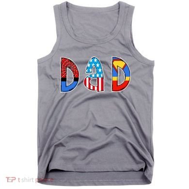 Dad Superhero Father's Day Gift Tank Top
