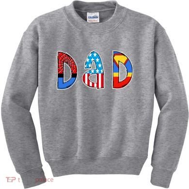 Dad Superhero Father's Day Gift Kids Sweatshirt