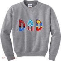Dad Superhero Father's Day Gift Kids Sweatshirt thumb 0