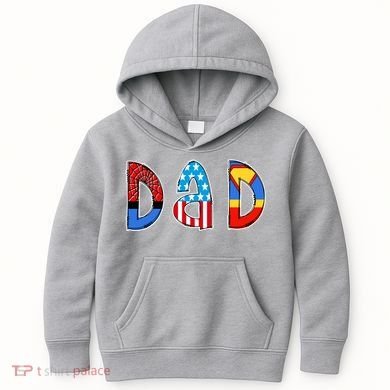 Dad Superhero Father's Day Gift Kids Hoodie