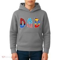 Dad Superhero Father's Day Gift Kids Hoodie thumb 4