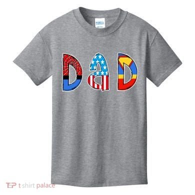 Dad Superhero Father's Day Gift Kids T-Shirt