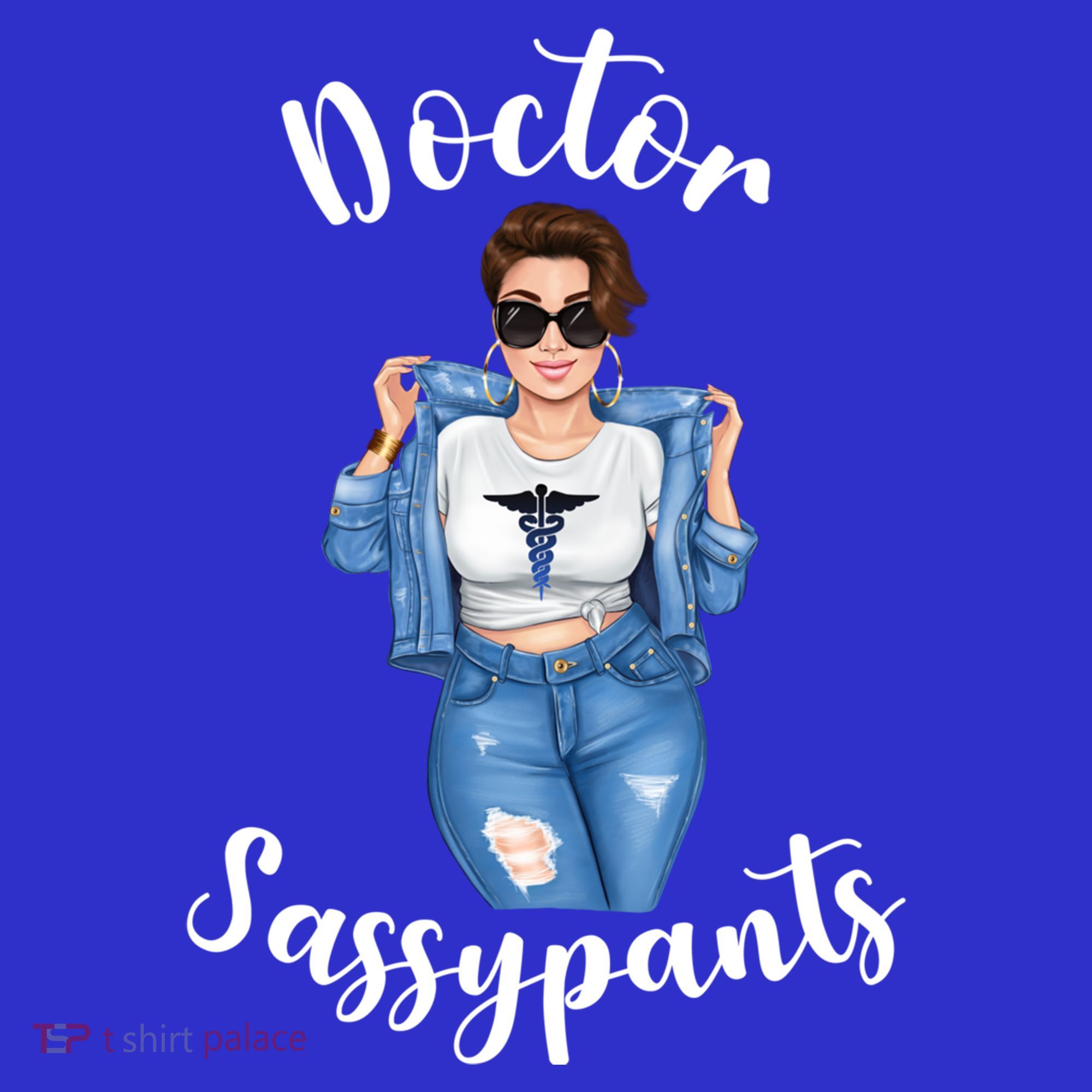 Doctor Sassypants Funny Dr Medical Student Caduceous Gift Sweatshirt