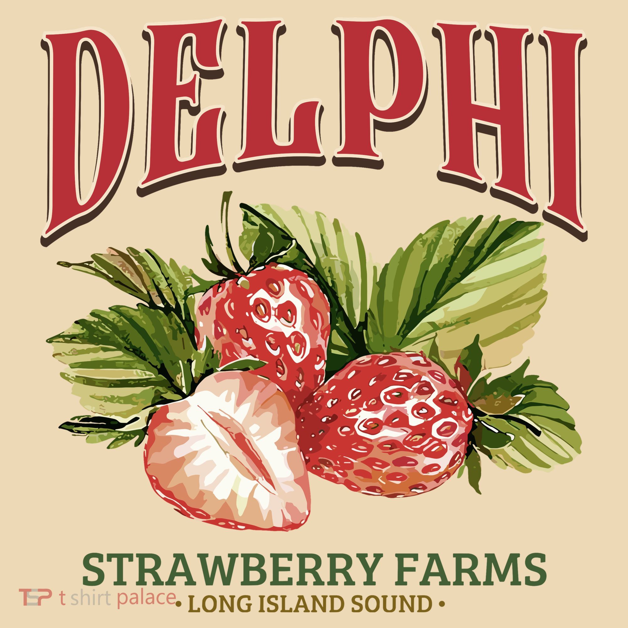 Delphi Strawberry Farms Tote Bag