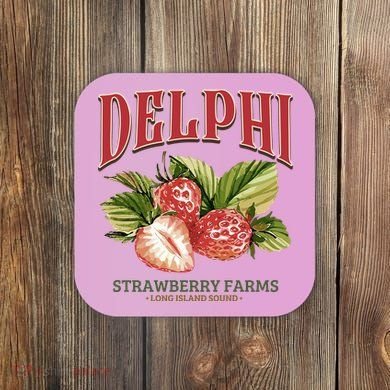 Delphi Strawberry Farms Coaster