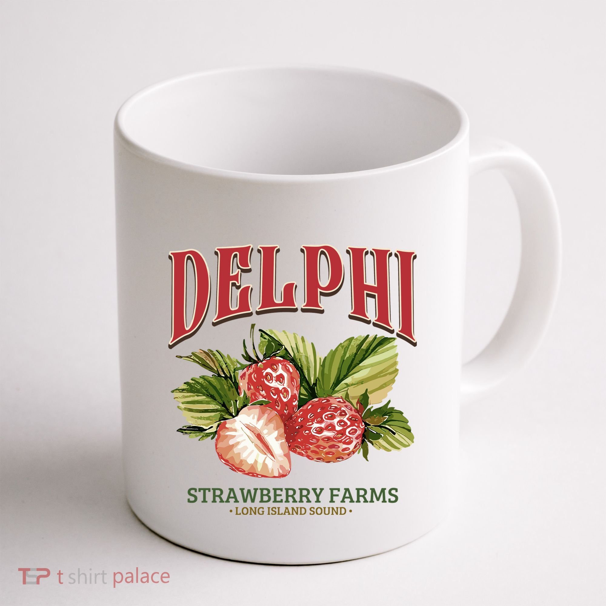 Delphi Strawberry Farms Coffee Mug