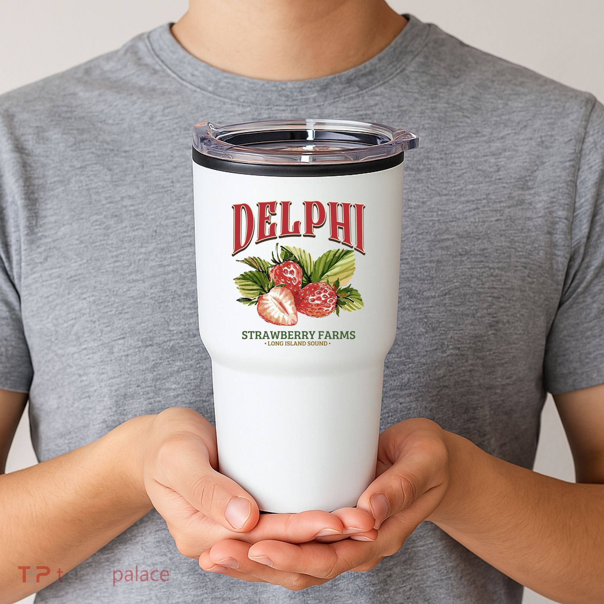 Delphi Strawberry Farms Tumbler