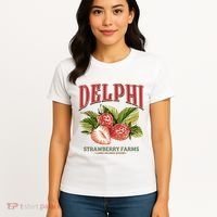 Delphi Strawberry Farms Women's T-Shirt thumb 4