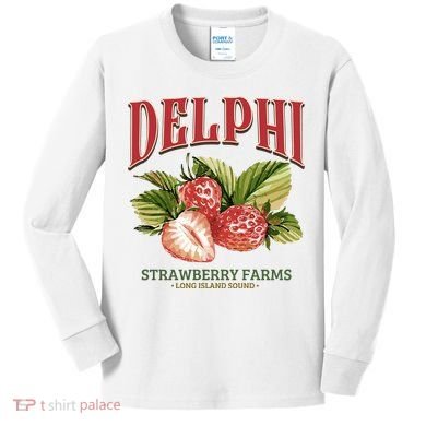 Delphi Strawberry Farms Kids Long Sleeve Shirt