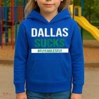 Dallas Sucks Funny Gag Gift For Philly Sports Fans Kids Hoodie thumb 3