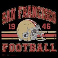 Distressed San Francisco Football Doggie Tank thumb 4