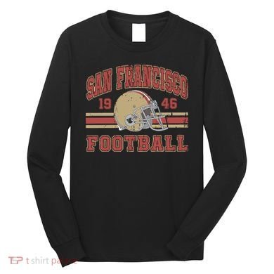 Distressed San Francisco Football Long Sleeve Shirt