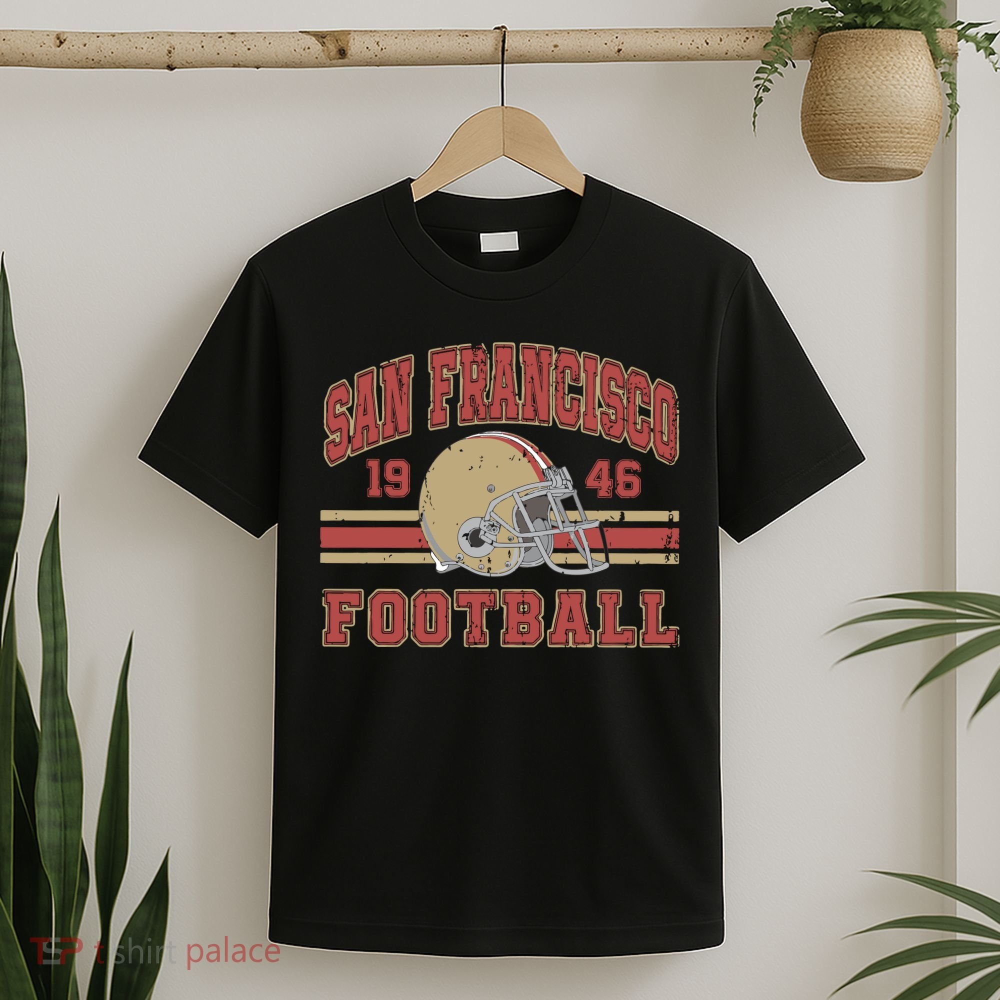 Distressed San Francisco Football T-Shirt
