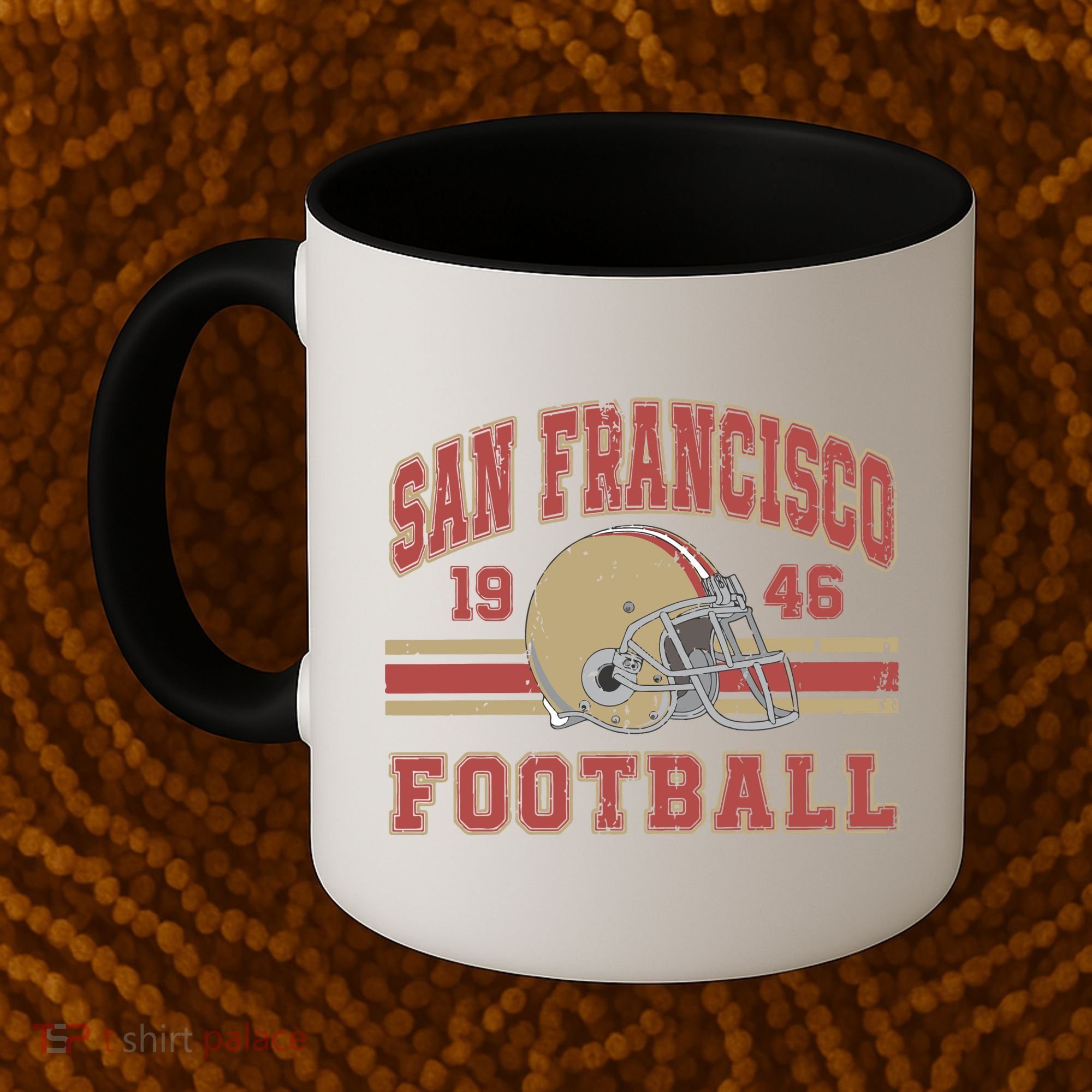 Distressed San Francisco Football Coffee Mug