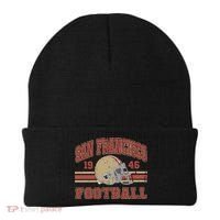 Distressed San Francisco Football Beanie thumb 0