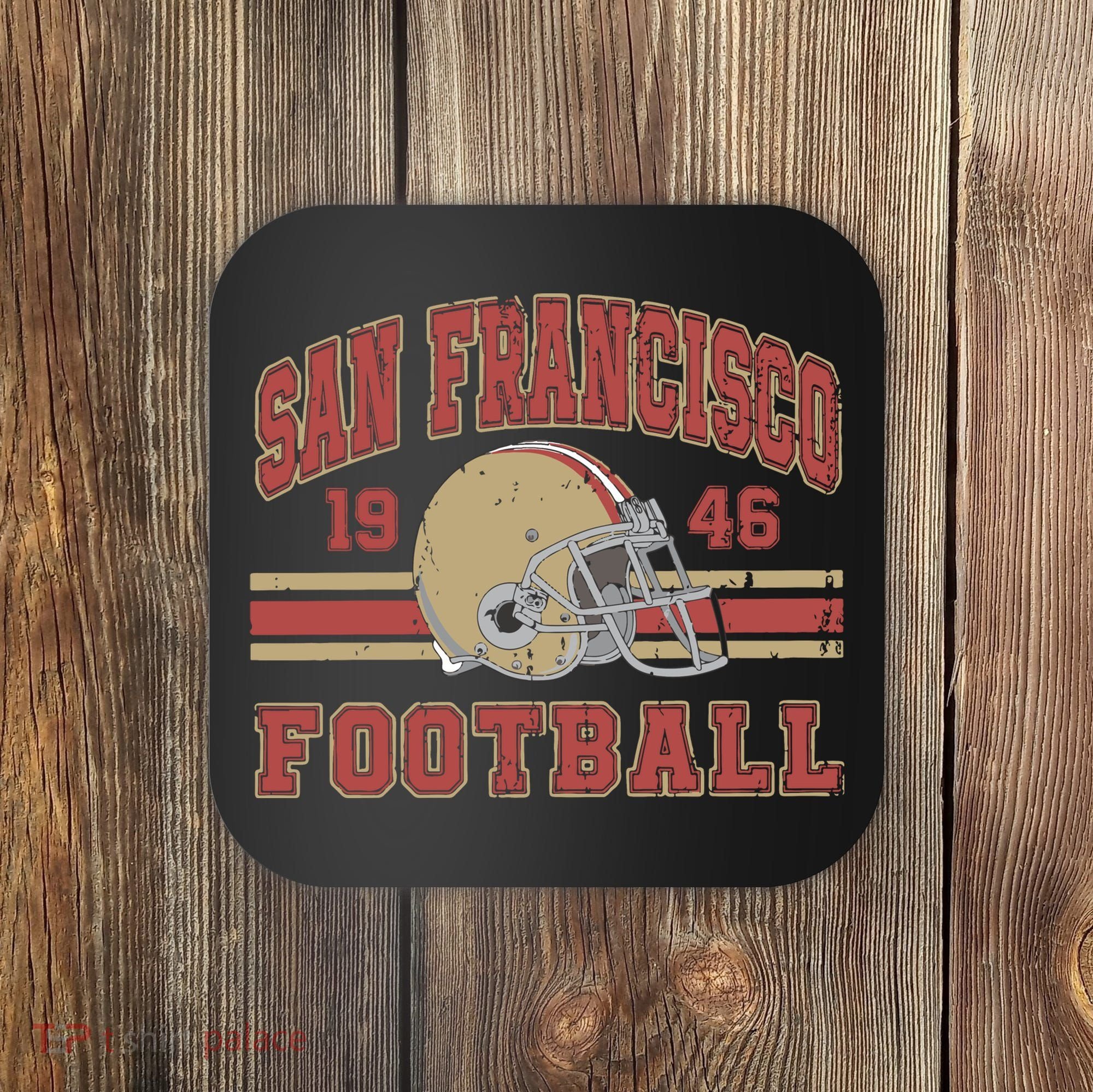Distressed San Francisco Football Coaster