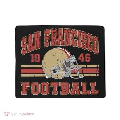 Distressed San Francisco Football Mousepad