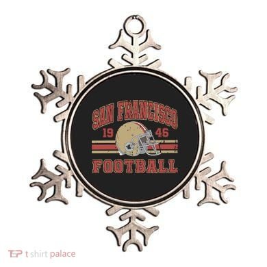 Distressed San Francisco Football Ornament