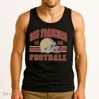Distressed San Francisco Football Tank Top thumb 3