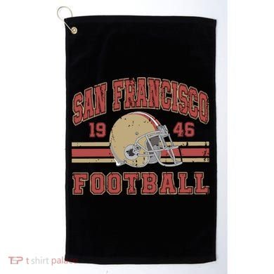 Distressed San Francisco Football Golf Towel