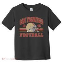 Distressed San Francisco Football Toddler T-Shirt thumb 0
