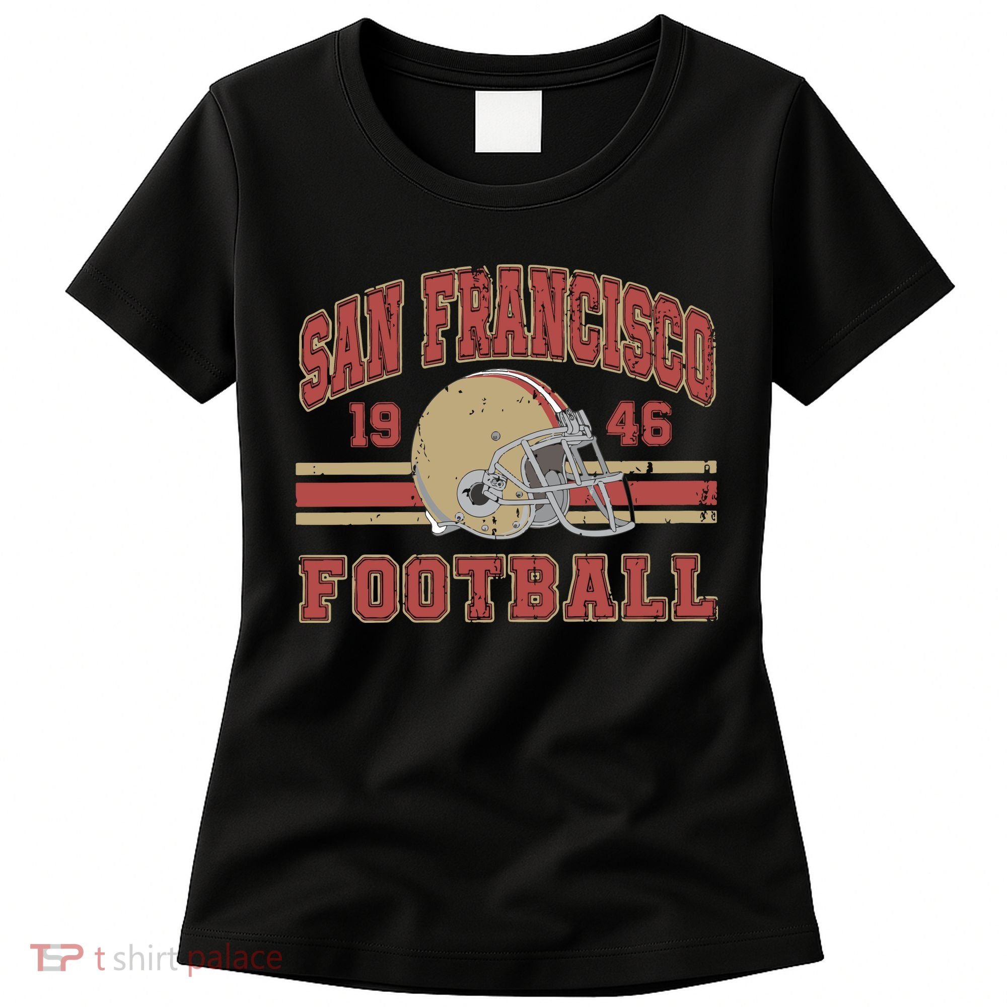 Distressed San Francisco Football Women's T-Shirt