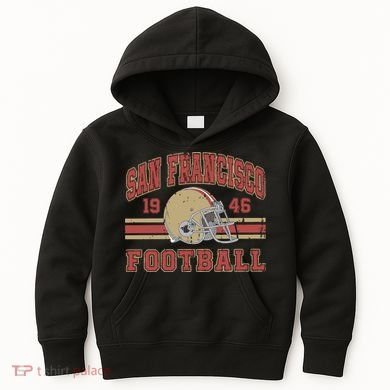 Distressed San Francisco Football Kids Hoodie
