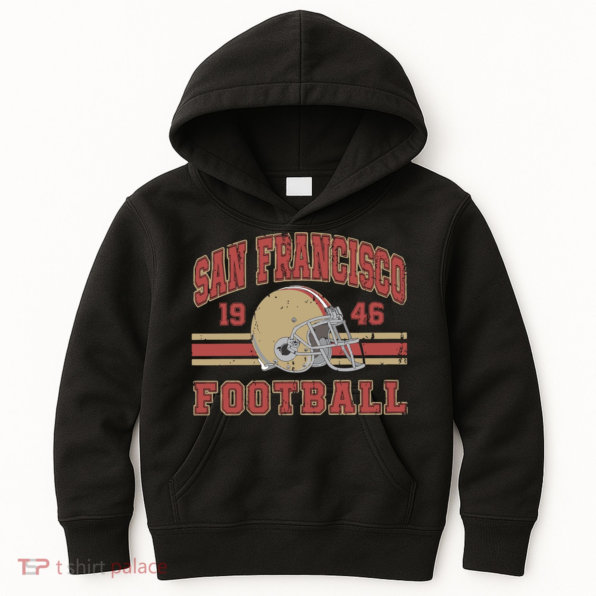 Distressed San Francisco Football Kids Hoodie