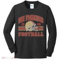 Distressed San Francisco Football Kids Long Sleeve Shirt thumb 0