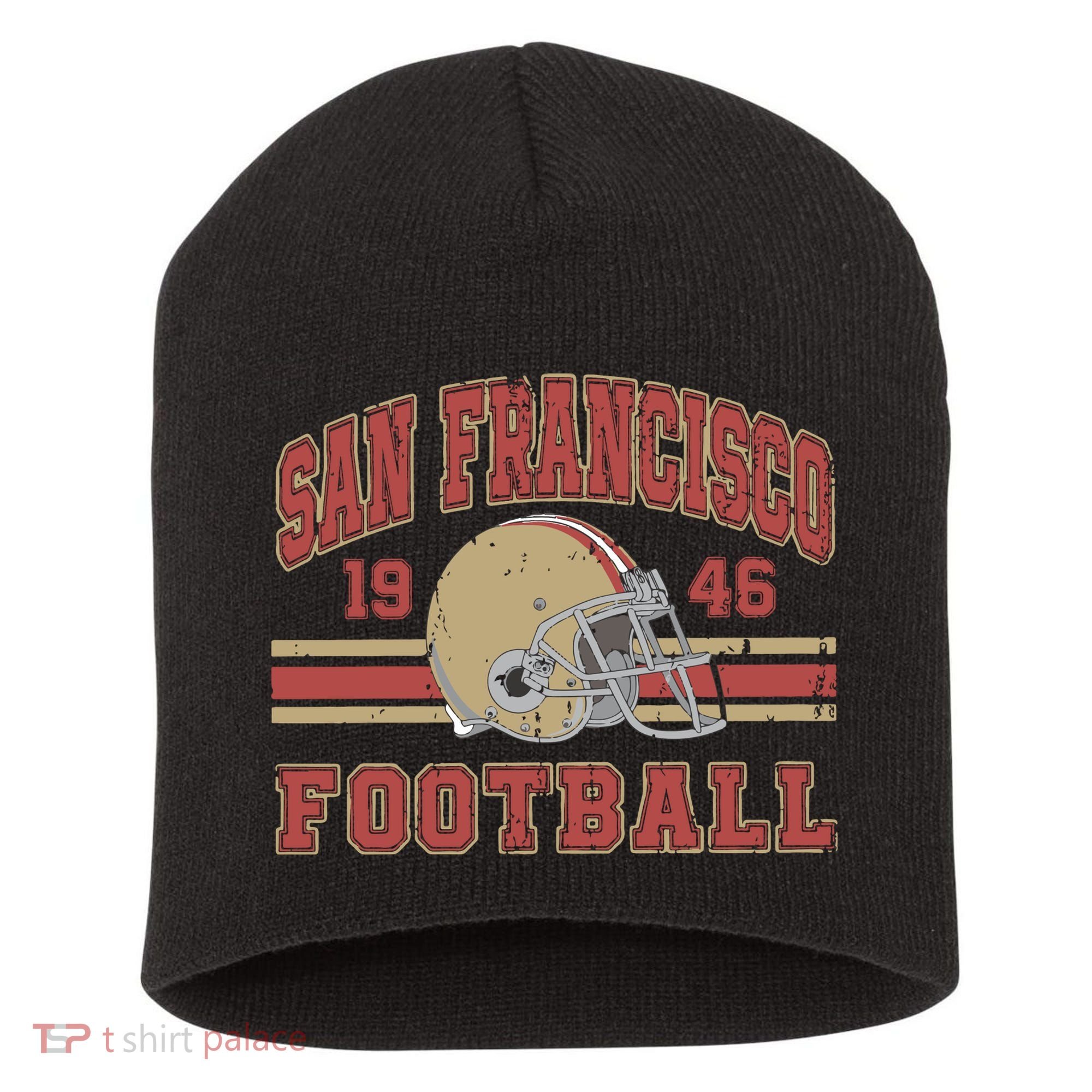 Distressed San Francisco Football Short Acrylic Beanie