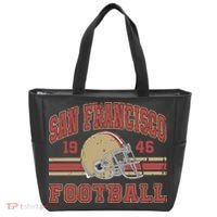 Distressed San Francisco Football Tote Bag thumb 0