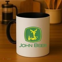 Distressed S Funny Tractor John Beer Deer Farmer Coffee Mug thumb 4