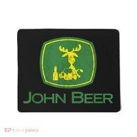 Distressed S Funny Tractor John Beer Deer Farmer Mousepad thumb 0