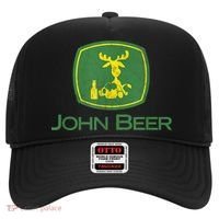 Distressed S Funny Tractor John Beer Deer Farmer Hat thumb 0