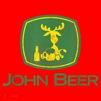 Distressed S Funny Tractor John Beer Deer Farmer Santa Hat thumb 1