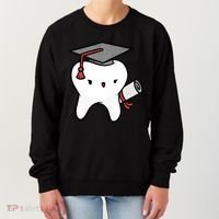 Dentist School Graduate Tooth Funny Gift Women's Sweatshirt thumb 0