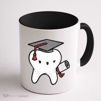Dentist School Graduate Tooth Funny Gift Coffee Mug thumb 1