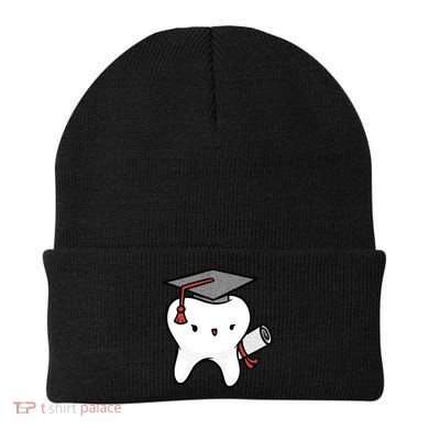 Dentist School Graduate Tooth Funny Gift Beanie
