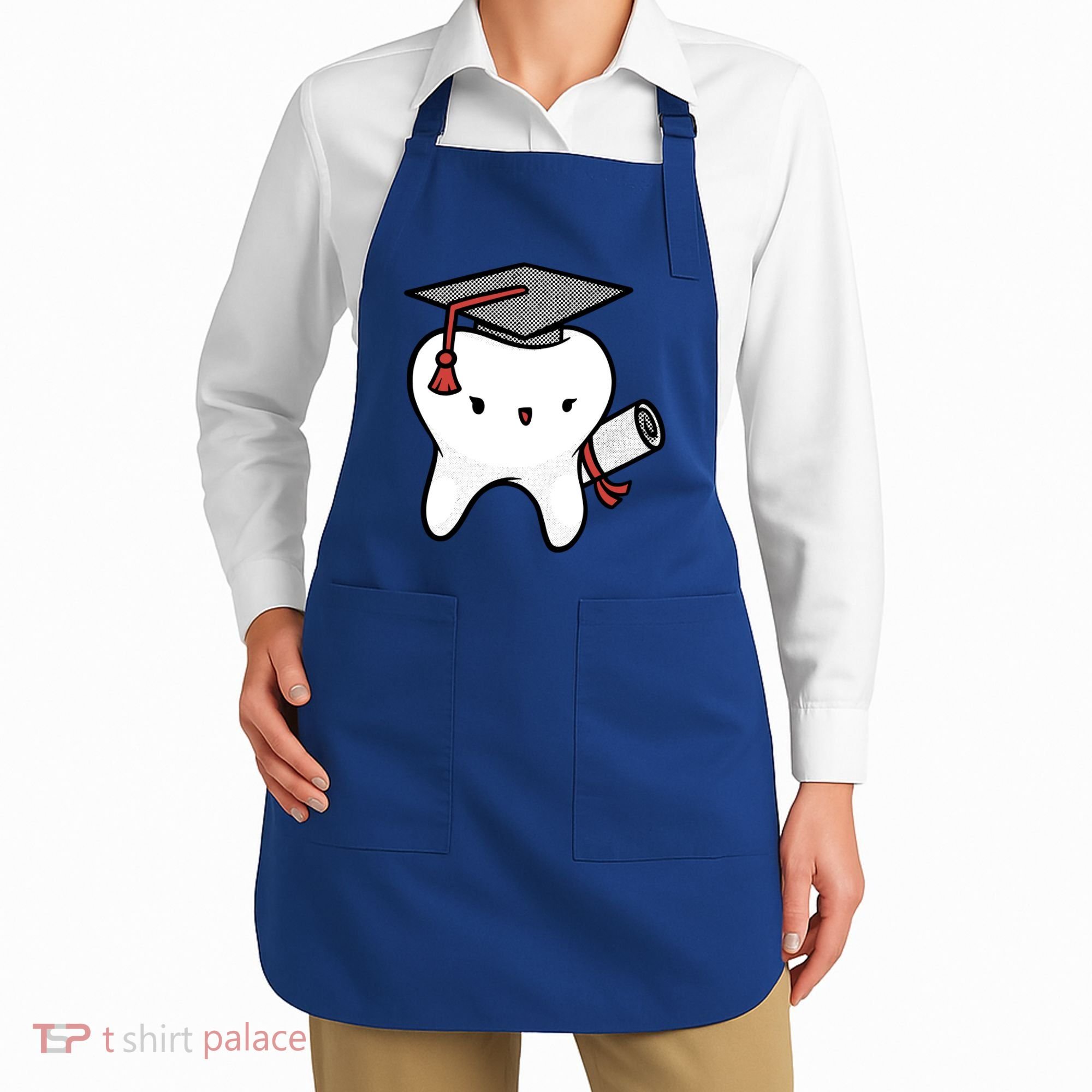 Dentist School Graduate Tooth Funny Gift Apron