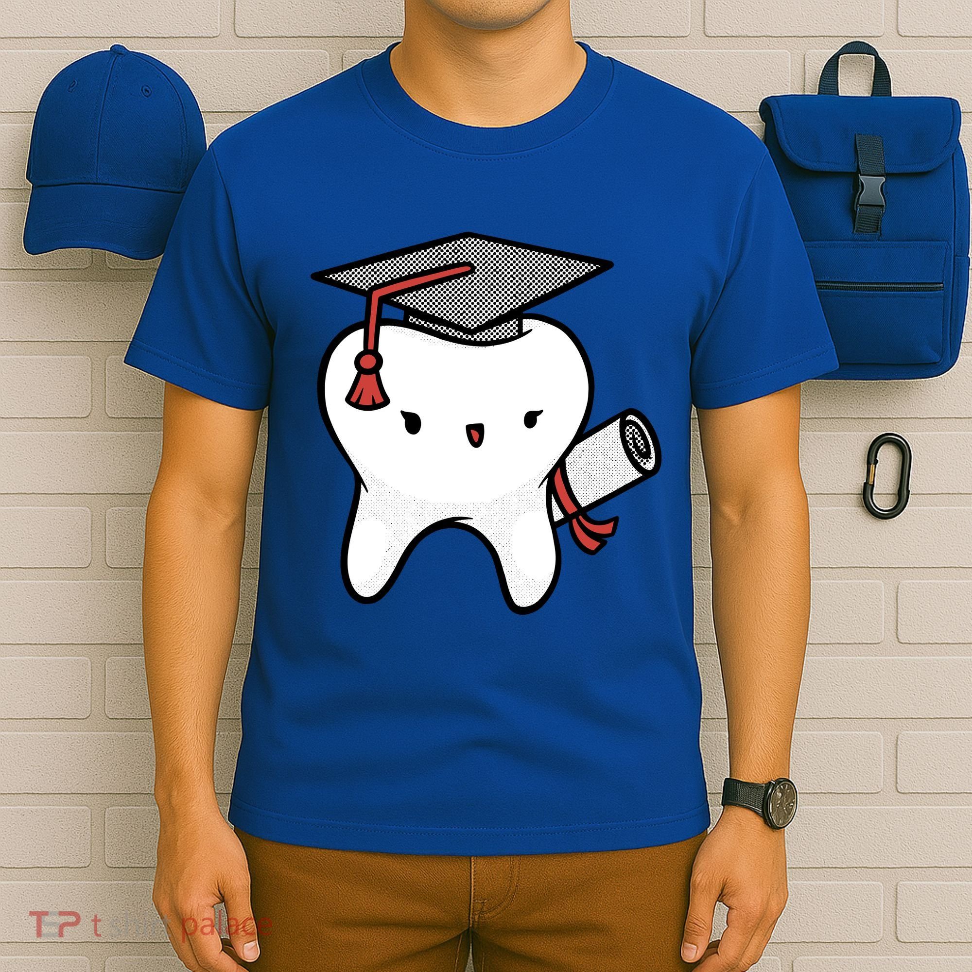 Dentist School Graduate Tooth Funny Gift T-Shirt