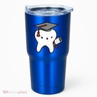 Dentist School Graduate Tooth Funny Gift Tumbler thumb 0