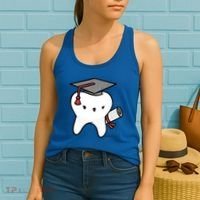 Dentist School Graduate Tooth Funny Gift Women's Tank Top thumb 2
