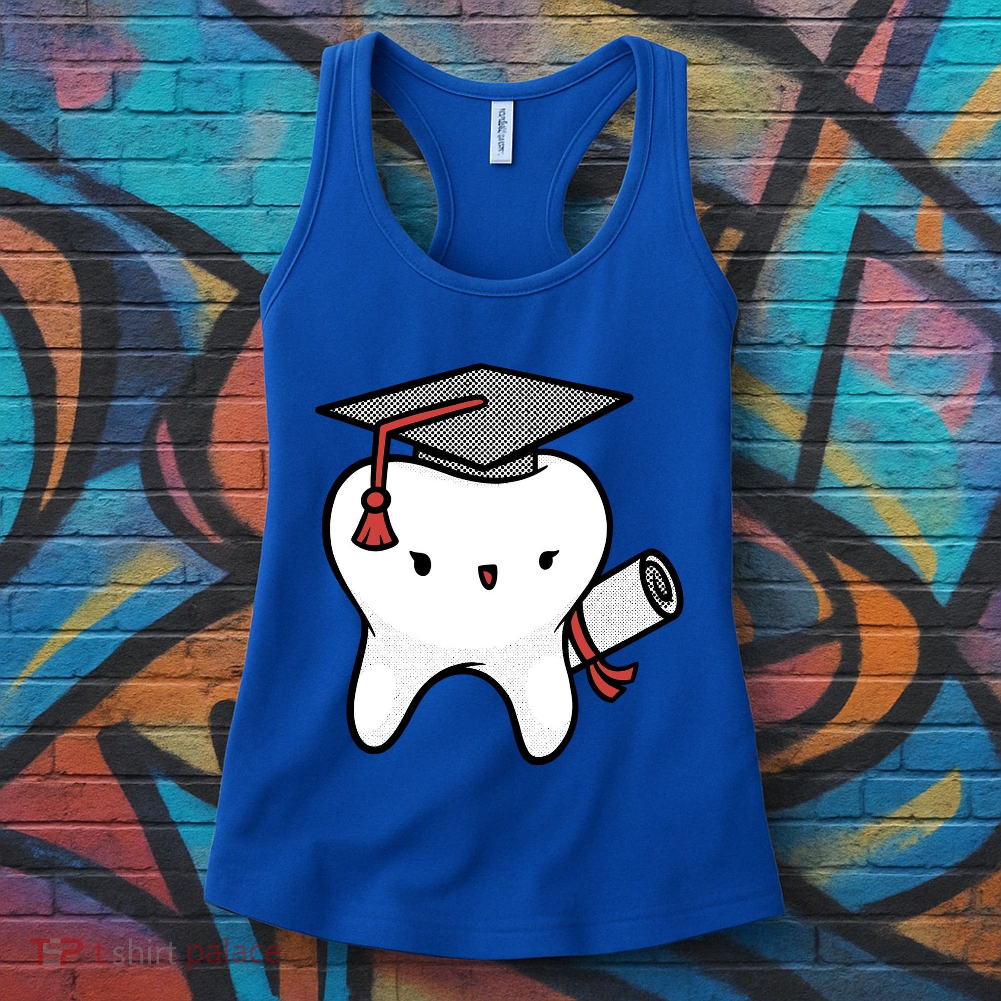Dentist School Graduate Tooth Funny Gift Women's Tank Top