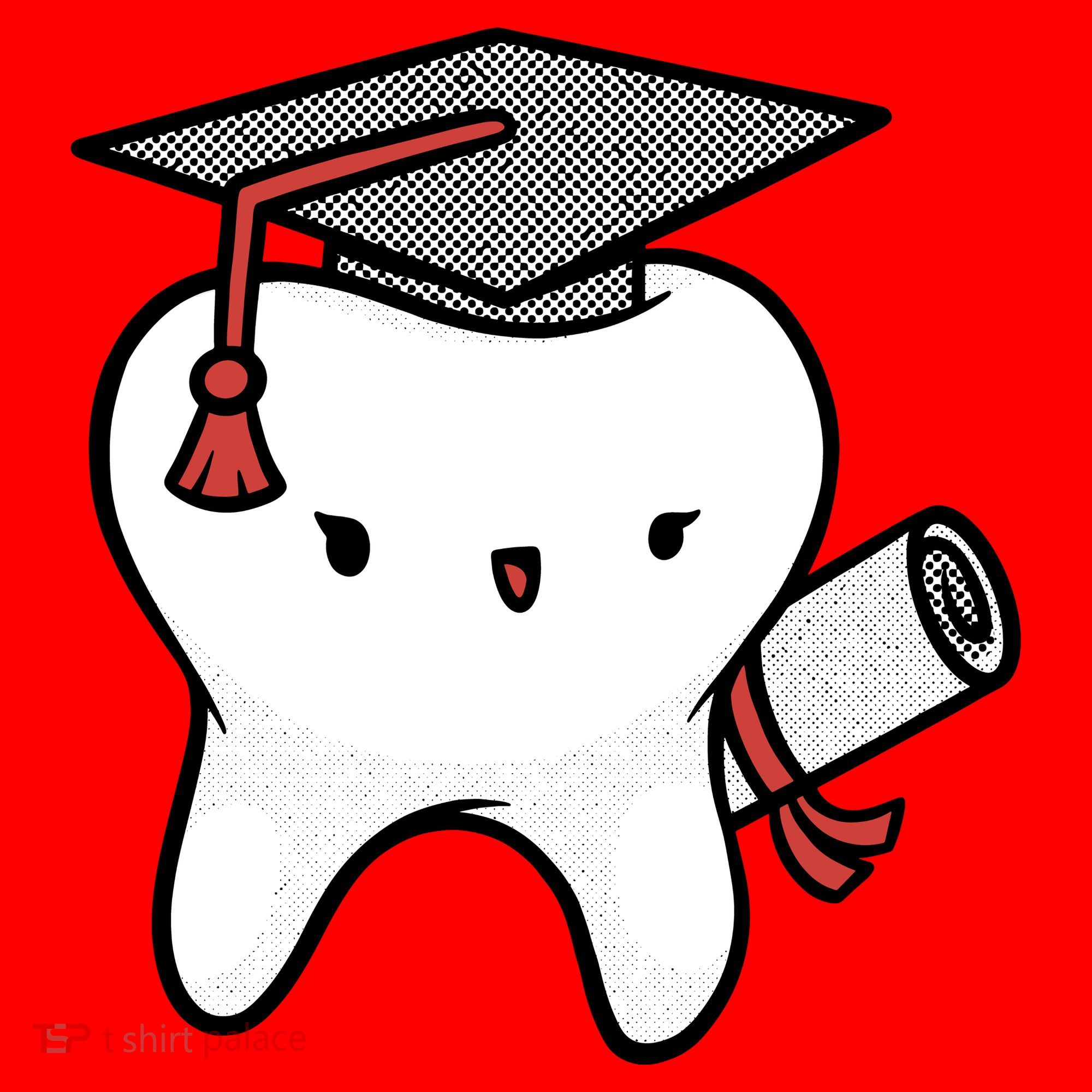 Dentist School Graduate Tooth Funny Gift Santa Hat