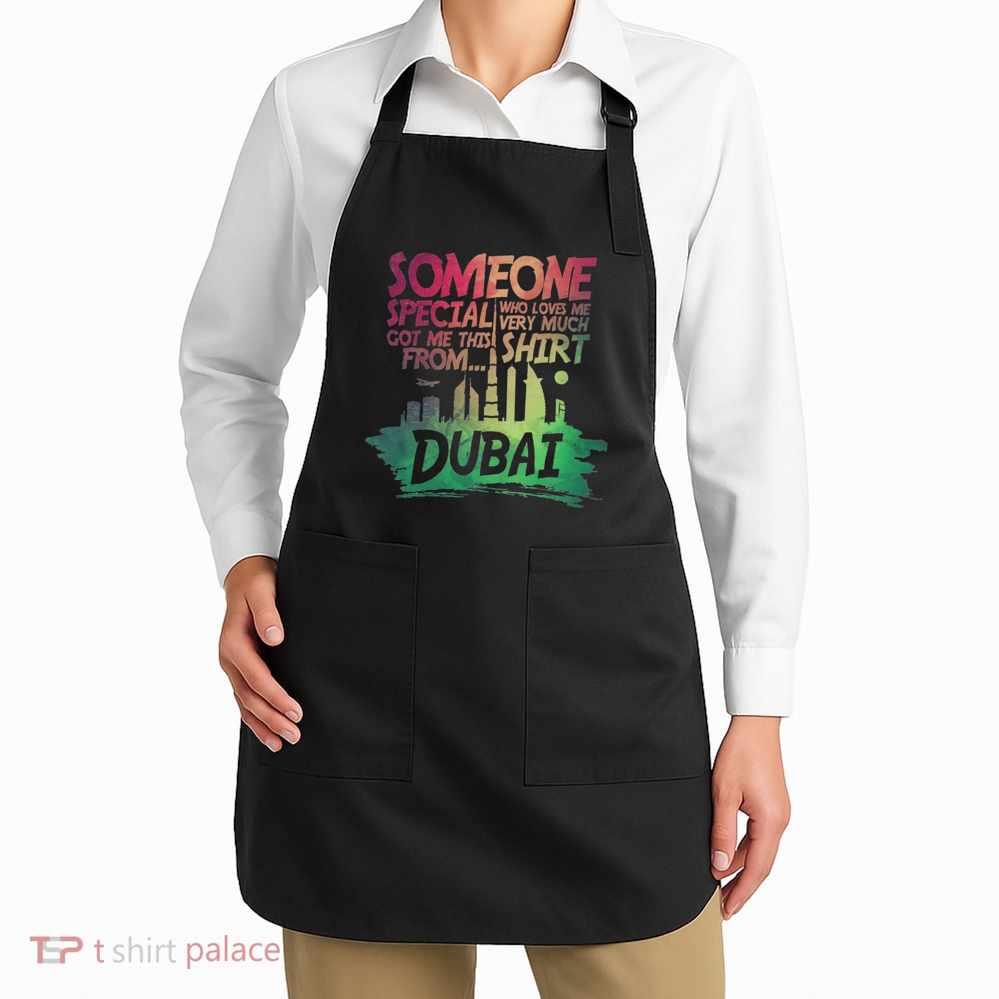 Dubai Skyline Gift Souvenir Apron