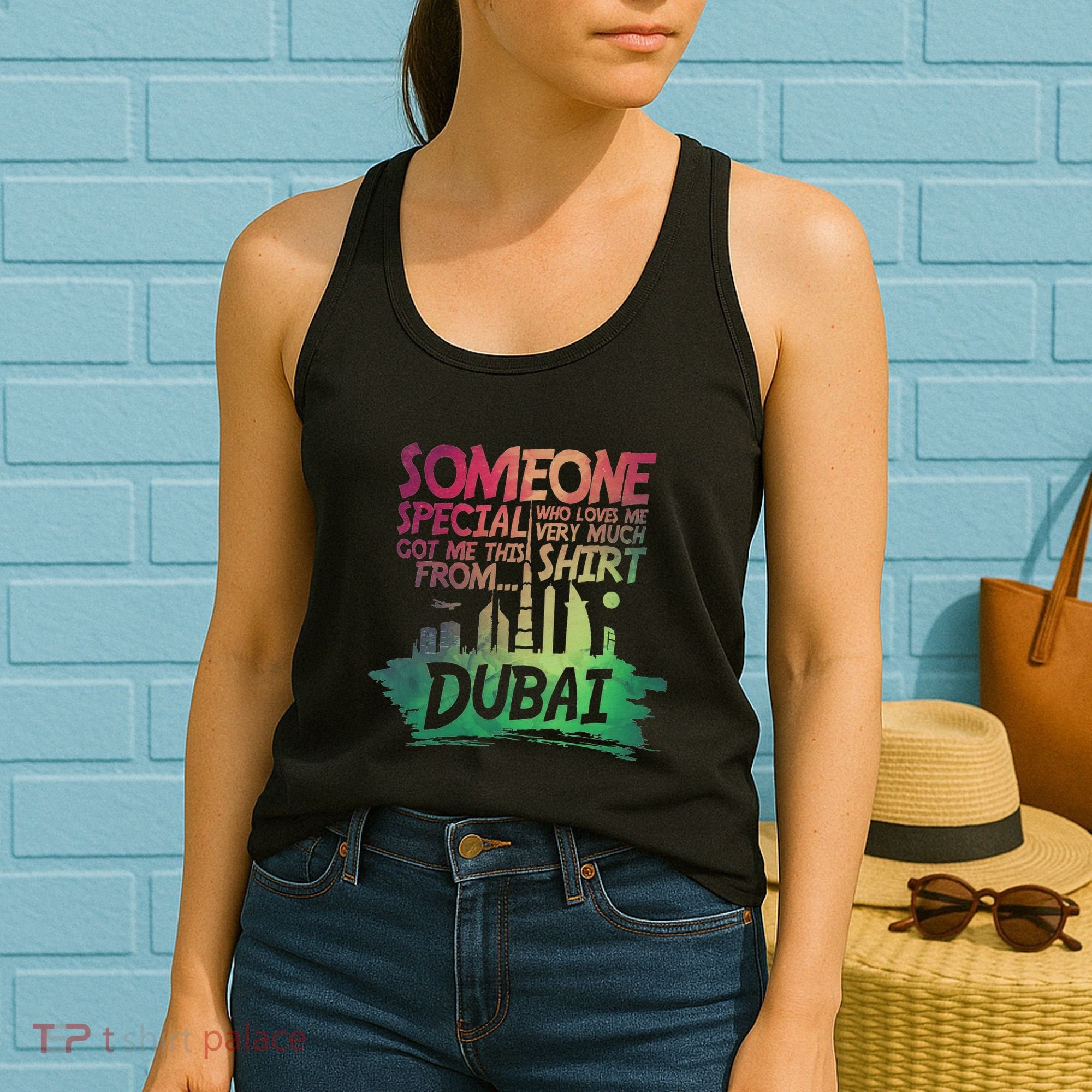 Dubai Skyline Gift Souvenir Women's Tank Top