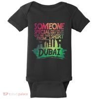 Dubai Skyline Gift Souvenir Baby Bodysuit thumb 0