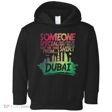Dubai Skyline Gift Souvenir Toddler Hoodie