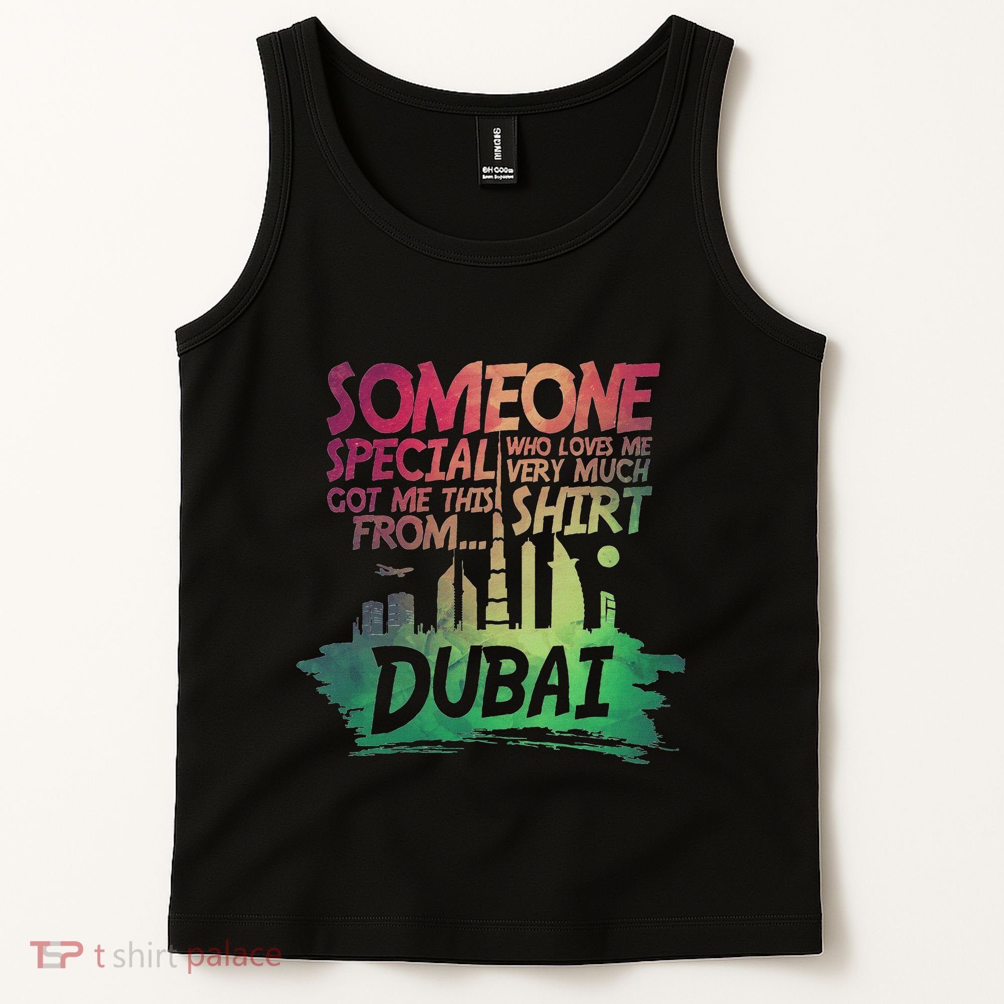 Dubai Skyline Gift Souvenir Tank Top